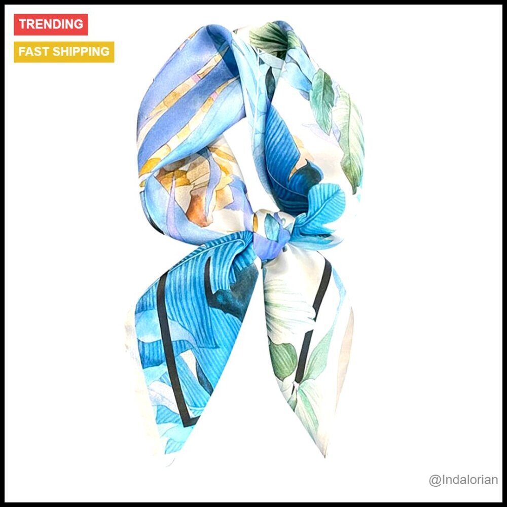Pure Mulberry Silk Square Scarf Elegant Versatile Fashion Accessory Gift